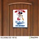 Mickey Mouse Baseball Birthday Welcome Sign